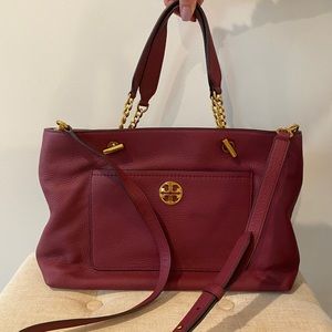 Tory Burch Chelsea Tote Bag with Crossbody Strap